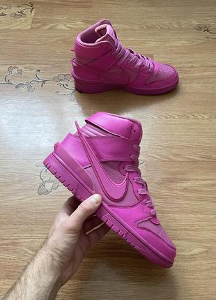 Мужские кроссовки nike x ambush dunk high pink