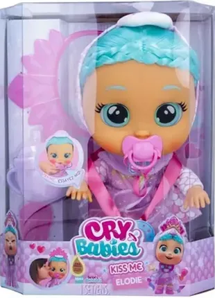 Кукла cry babies kiss me princess elodie край беби плакса принцесса элоди поцелуй меня imc toys