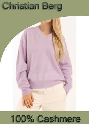 Пуловер светр christian berg, р. м-l 100% кашемір