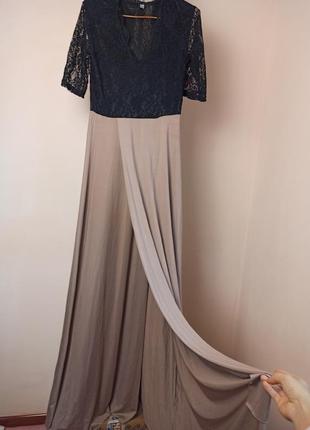 Платье / платье в бежево-черном цвете размер - s бренд shang4 фото