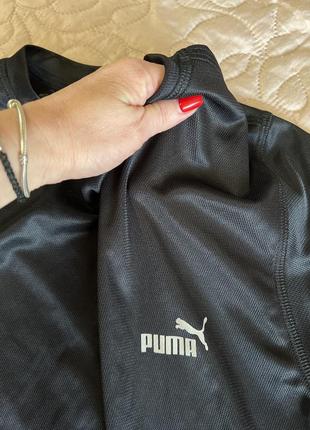 Майка спортивная puma черная с логотипом бренд классная стильная для спортзала занятий спортом2 фото