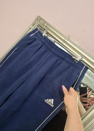 Оригинальные теплые спортивные штаны адидас - хл5 фото