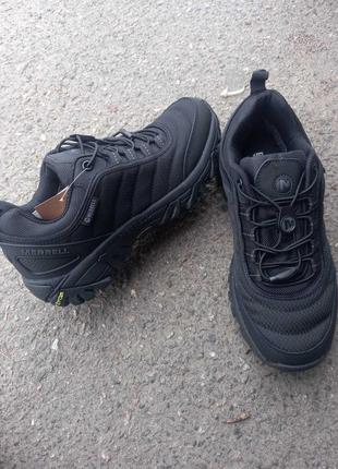 Чоловічі зимові кросівки merrell ice cap moc black термо-чорні до -216 фото