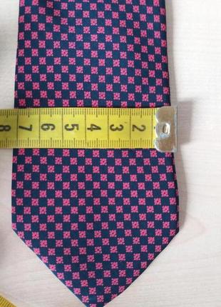 Chanel (france) vintage  шелковый галстук8 фото