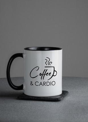 Кружка "coffee and cardio", англійська2 фото