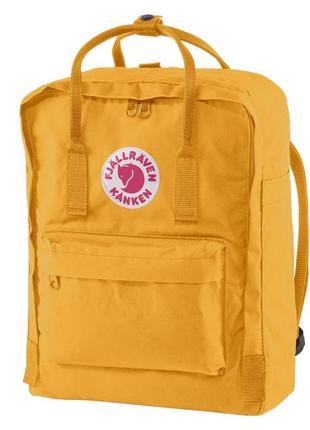 Рюкзак fjallraven kanken classic желтый. повседневный городской водонепроницаемый рюкзак канкен9 фото