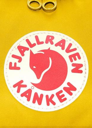 Рюкзак fjallraven kanken classic желтый. повседневный городской водонепроницаемый рюкзак канкен8 фото