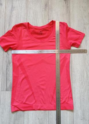 Спортивная розовая женская футболка tcm размер s5 фото