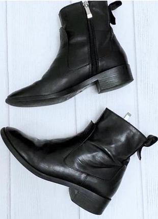 Черевики челсі zara шкіряні р.37,5/38