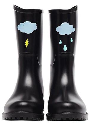 Резиновые сапоги с декором