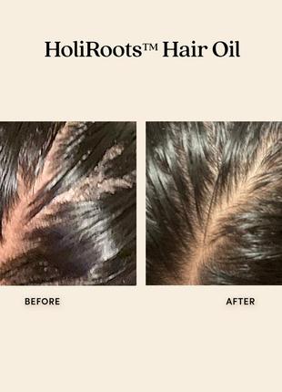 Олія для зміцнення та росту волосся fable &amp; mane holoroots pre-wash hair treatment oil, 5 мл4 фото