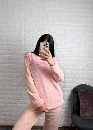 Пижама женская теплая флис2 фото