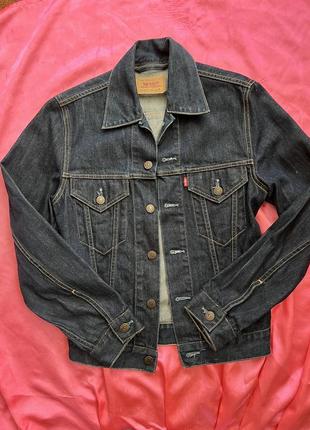 Джинсовый пиджак куртка levi’s levis коттонкая джинсовка1 фото