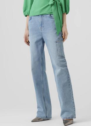 Стильные джинсы карго vero moda на размер s-m2 фото