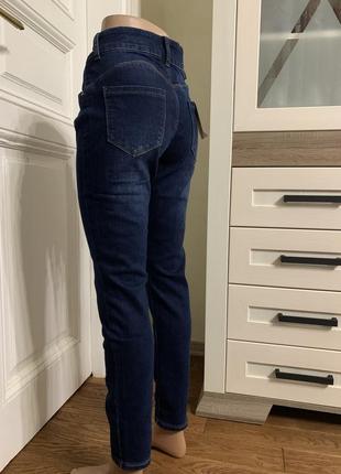 Утепленные классические зауженные женские джинсы moon girl5 фото