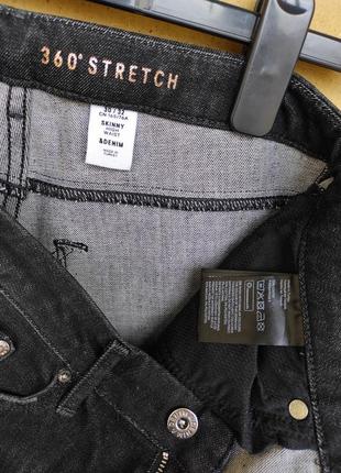 Плотные моделирующие джинсы скини высокая посадка h&m 360 стрейтч5 фото