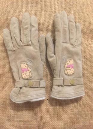 Перчатки замша disney
