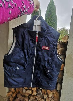 Балонова жилетка на флісі на 7-8 років 128 см lego безрукавка на хлопчика на флісі