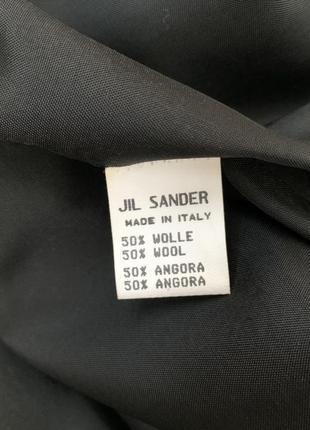 Шерстяная ангоровая миди юбка jil sander италия оригинал винтаж шерсть/ ангора9 фото