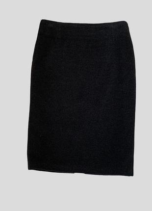 Шерстяная ангоровая миди юбка jil sander италия оригинал винтаж шерсть/ ангора5 фото