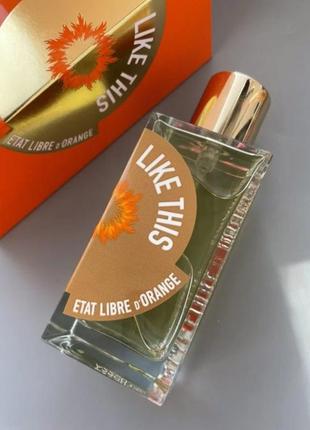 Like this etate libre d'orange 5 ml eau de parfum, парфумована вода, відливант