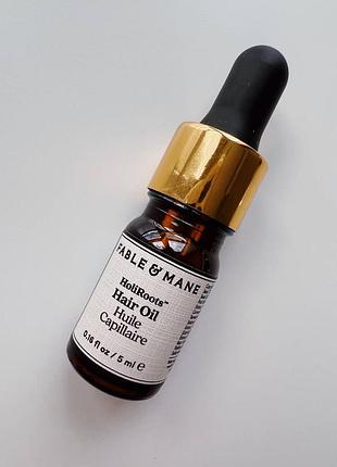 Олія для зміцнення та росту волосся fable & mane holoroots pre-wash hair treatment oil, 5 мл