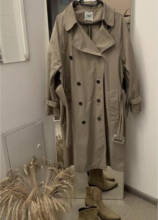 Тренч оверсайз zara