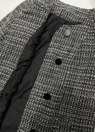 Пальто женское пальто в клетку трендовое пальто осеннее пальто5 фото