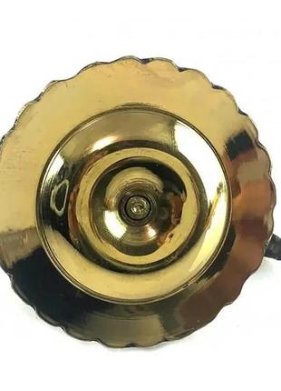 Подсвечник из бронзы с перламутром ( 7.8х6.8х3.8 см)