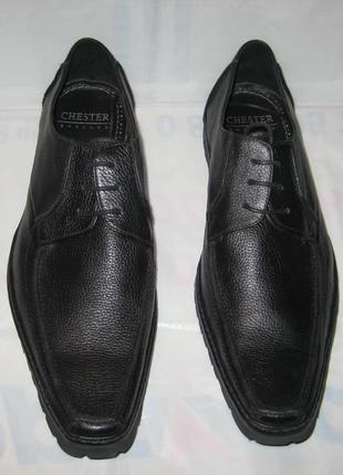 Стильні туфлі chester england 2 р. 43