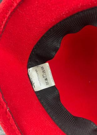 Капелюх стильний червоний, з чорним бантом, розмір 55 см, відмінний стан5 фото