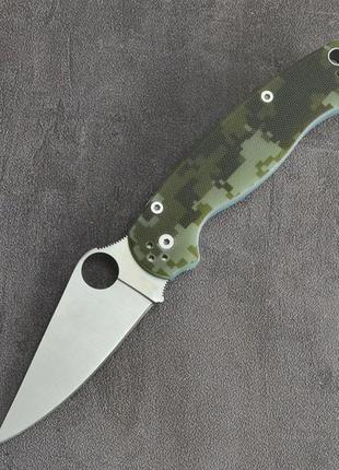 Ніж spyderco para-military 2 c81 китай хакі