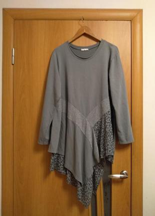 Тепленькое платье туника, свитер. размер 16-186 фото