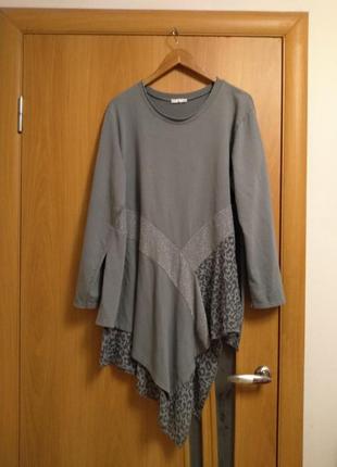 Тепленькое платье туника, свитер. размер 16-182 фото