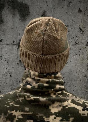 Балаклава-шапка. тепла балаклава, шапка військова тактична піксель беж, камуфляж2 фото