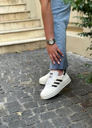 Кроссовки adidas gazelle beige7 фото