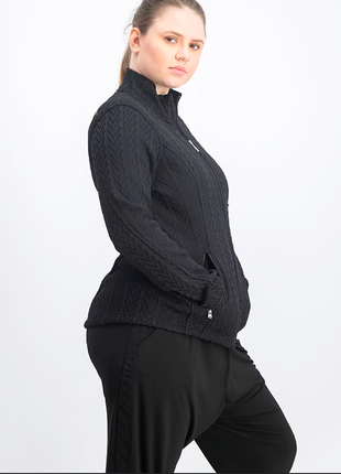 Spyder women major cable stryke fleece зип куртка свитер