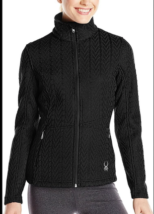 Spyder women major cable stryke fleece зип куртка худи4 фото