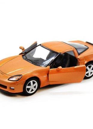 Машинка kinsmart "chevrolet corvette z06 2007" (помаранчова)