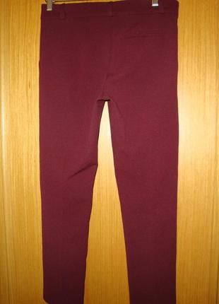 Штани брюки rinascimento  burgundy /кольору марсала3 фото