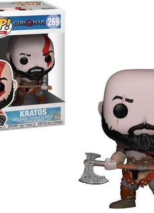 Кратос фигурка кратос с топором бог войны виниловая фигурка funko pop kratos with axe №269