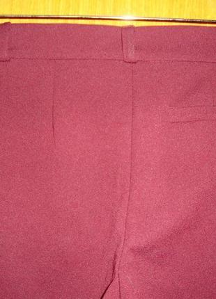 Штани брюки rinascimento  burgundy /кольору марсала4 фото