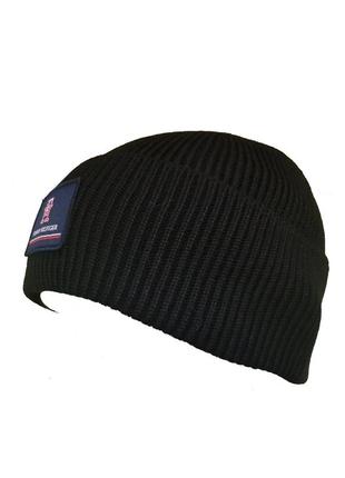 Шапка мужская tommy hilfiger hats baret th-190-b-1644 black1 фото