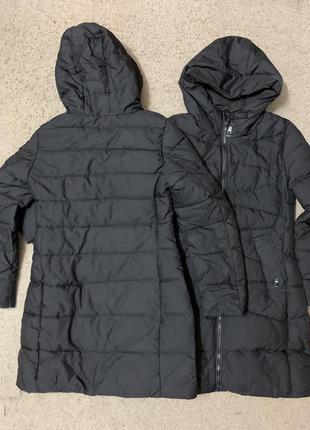 Пуховик куртки черный размер м4 фото