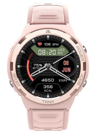 Женские наручные умные смарт часы smart watch kospet tank s1 pink2 фото