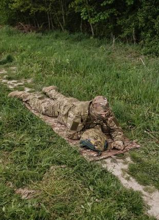 Каремат складной тактический мультикам сидушка multicam военный коврик полевой каремат армейский8 фото