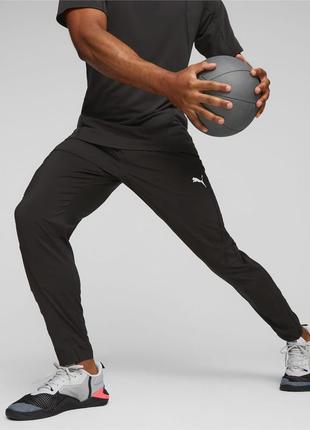 Ткані звужені чоловічі штани puma fit