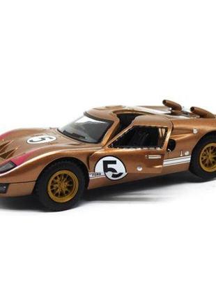 Машинка "ford gt 40 mkii heritage", золота