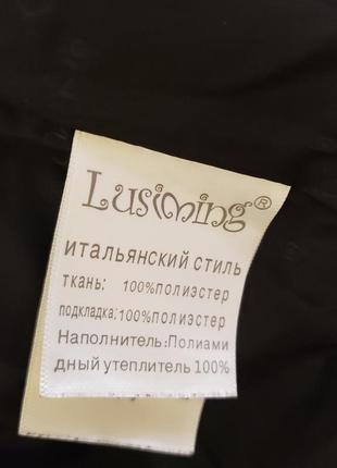 Пальто куртка демисезонное lusiming на 140 см6 фото