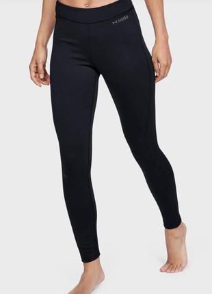 Under armour женские черные термоштаны ua base legging 3.0